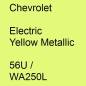 Preview: Chevrolet, Electric Yellow Metallic, 56U / WA250L.